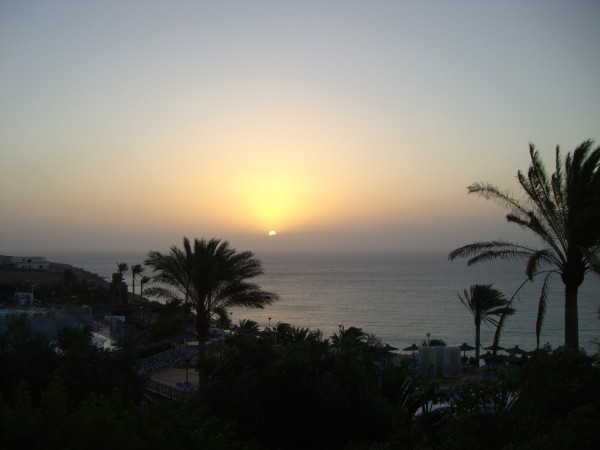 Sonnenaufgang am Hotel Paraiso Playa Sonnenaufgang am Hotel Paraiso Playa